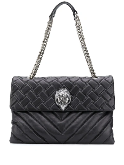 Kurt Geiger Quilted Shoulder Bag In Black