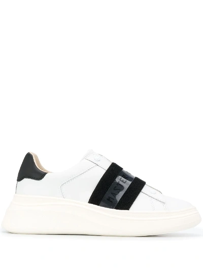 Moa Master Of Arts Logo Strap Low-top Trainers In White