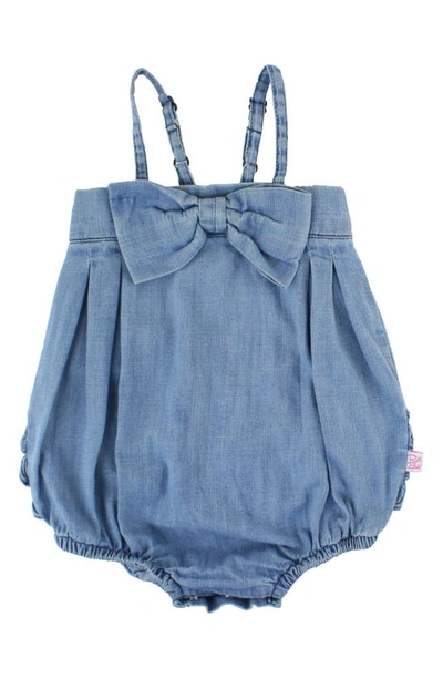 Rufflebutts Babies' Denim Bubble Romper