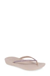 Fitflop Iqushion(tm) Splash Crystal Flip Flop In Mink