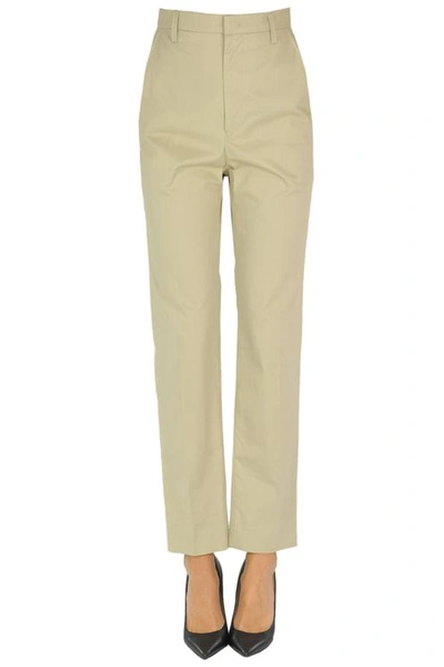 Isabel Marant Étoile Cotton Trousers In Kaki