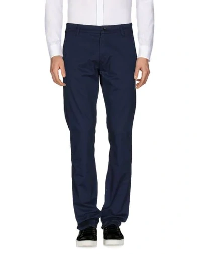 Guess Casual Pants In Dark Blue