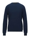 Zanone Sweaters In Blue
