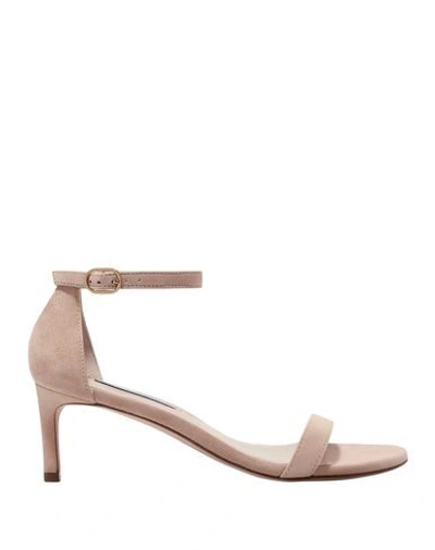 Stuart Weitzman Sandals In Beige