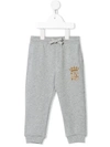 DOLCE & GABBANA EMBROIDERED LOGO TRACK PANTS