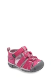 Keen Seacamp Ii Cnx Water Friendly Sandal In Very Berry/ Dawn Pink