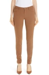 Lafayette 148 Mercer Acclaimed Stretch Skinny Pants In Maple