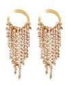 ELIZABETH COLE Rowan Crystal Fringe Earrings,060056904851