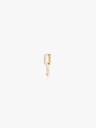 Lizzie Mandler Fine Jewelry 18k Yellow Gold Arrow Charm Earring