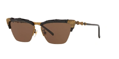 Gucci Woman Sunglasses Gg0660s In Brown