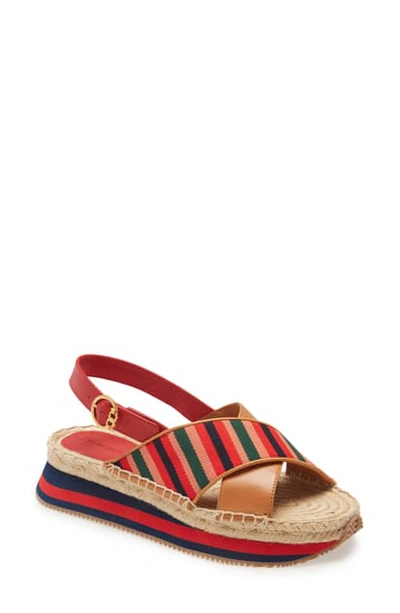 Tory Burch Daisy Sport Sandal In Desert Camel/ Multi