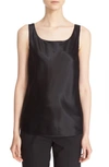 LAFAYETTE 148 SILK CHARMEUSE TANK,PTF13R-0129