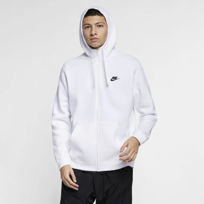 Nike Sportswear Club Fleece Hoodie In White