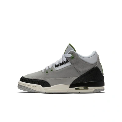 Jordan Air  3 Retro Kids' Shoe In Grey