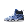 Jordan Air  Retro 8 Big Kids' Shoe In Blue