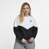 Nike Sportswear Heritage Women's Fleece Crew (plus Size) In Black