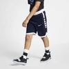 Nike Dri-fit Elite Big Kids' Basketball Shorts In Blackened Blue,white,blackened Blue,white