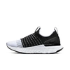 Nike Women's React Phantom Run Flyknit 2 Running Sneakers From Finish Line In Black,white