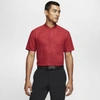 Nike Dri-fit Tiger Woods Men's Golf Polo (gym Red) - Clearance Sale In Gym Red,team Red,black