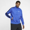 Nike Men's Sportswear Just Do It Jacket In Game Royal/white/white