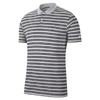 Nike Dri-fit Victory Men's Striped Golf Polo In Sky Grey,obsidian,white,white