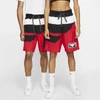 Nike Flight Basketball Shorts (university Red) In University Red,black,black,white