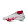 Nike Vapor Edge Pro 360 Men's Football Cleats In Metallic Platinum,wolf Grey,white,university Red