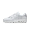 Nike White Air Max 90 Premium Sneakers In White,white,white