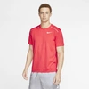 Nike Rise 365 Men's Short-sleeve Running Top In Red