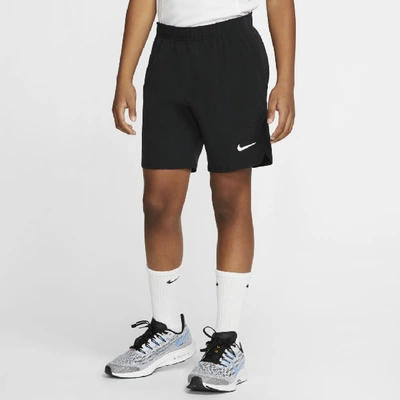 Nike Court Flex Ace Big Kids' (boys') Tennis Shorts In Black