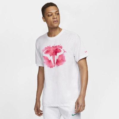 Nike Court Dri-fit Rafa Men's Tennis T-shirt (white)