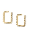 AREA EMBELLISHED SQUARE HOOPS