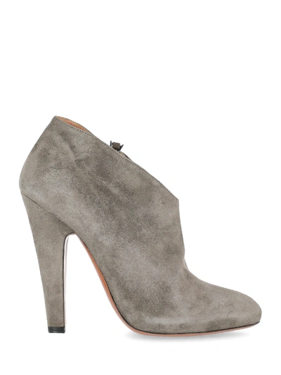 Pre-owned Alaïa Women's Ankle Boots - Alaia - In Grey Leather