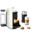 Nespresso By Breville Vertuoplus Coffee & Espresso Machine With Aeroccino3 In White