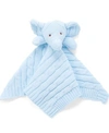 3stories Knit Elephant Security Blanket In Blue