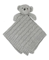 3STORIES BABY BOY OR BABY GIRL KNIT BEAR SECURITY BLANKET