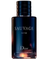 Dior Mens Sauvage Parfum 200ml In Black