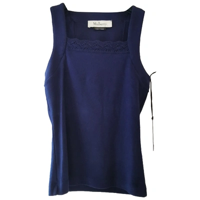 Pre-owned Mulberry Vest In Blue