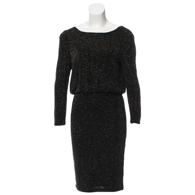 Pre-owned Alice And Olivia Mid-length Dress In Black