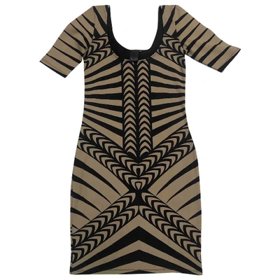 Pre-owned Faith Connexion Mini Dress In Camel