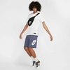 Nike Men's Sportswear Alumni Fleece Shorts In Blue Void/heather/sail