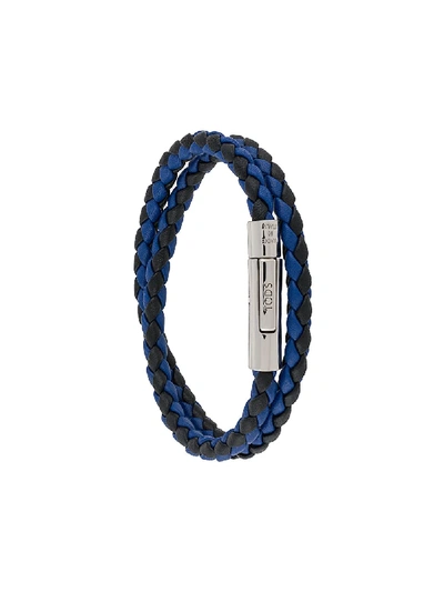 Tod's My Colours Woven Bracelet In Blue