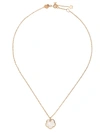 Pasquale Bruni Women's Petit Joli 18k Rose Gold, White Agate, & Diamond Flower Pendant Necklace