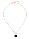 PASQUALE BRUNI 18KT ROSE GOLD PETIT JOLI ONYX AND DIAMOND NECKLACE