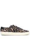 SAINT LAURENT COURT CLASSIC SL/06 LEOPARD-PRINT trainers