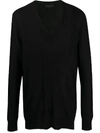 ANN DEMEULEMEESTER V-NECK JUMPER