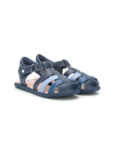 Ugg Kids' Colour Block Closed Toe Sandals In Blue