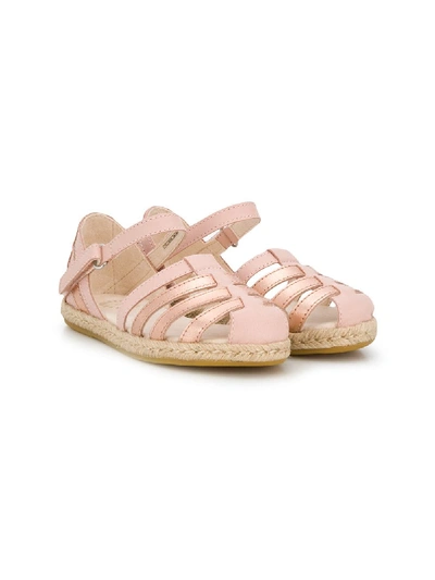 Ugg Kids' Matilde Metallic Strap Sandals In Pink