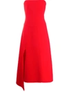 A.W.A.K.E. STRAPLESS MIDI DRESS