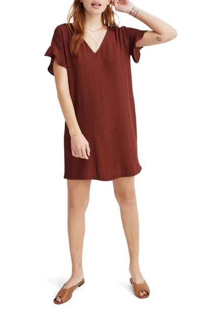 madewell burgundy dress MWL by Madewell Brushed Jersey Maxi Dress